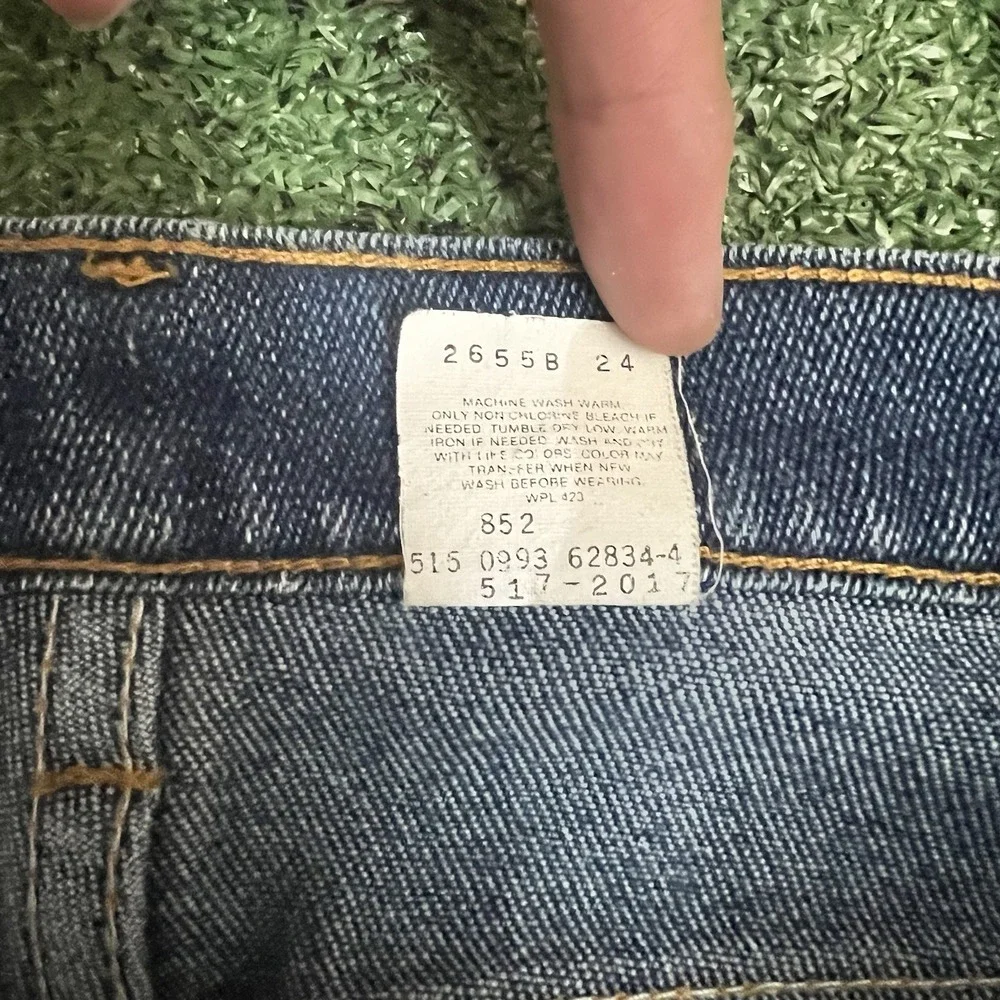 Vintage Levis 517 Jeans 36x30 Bootcut Denim Orange Tab Jeans USA 34x27 Fit